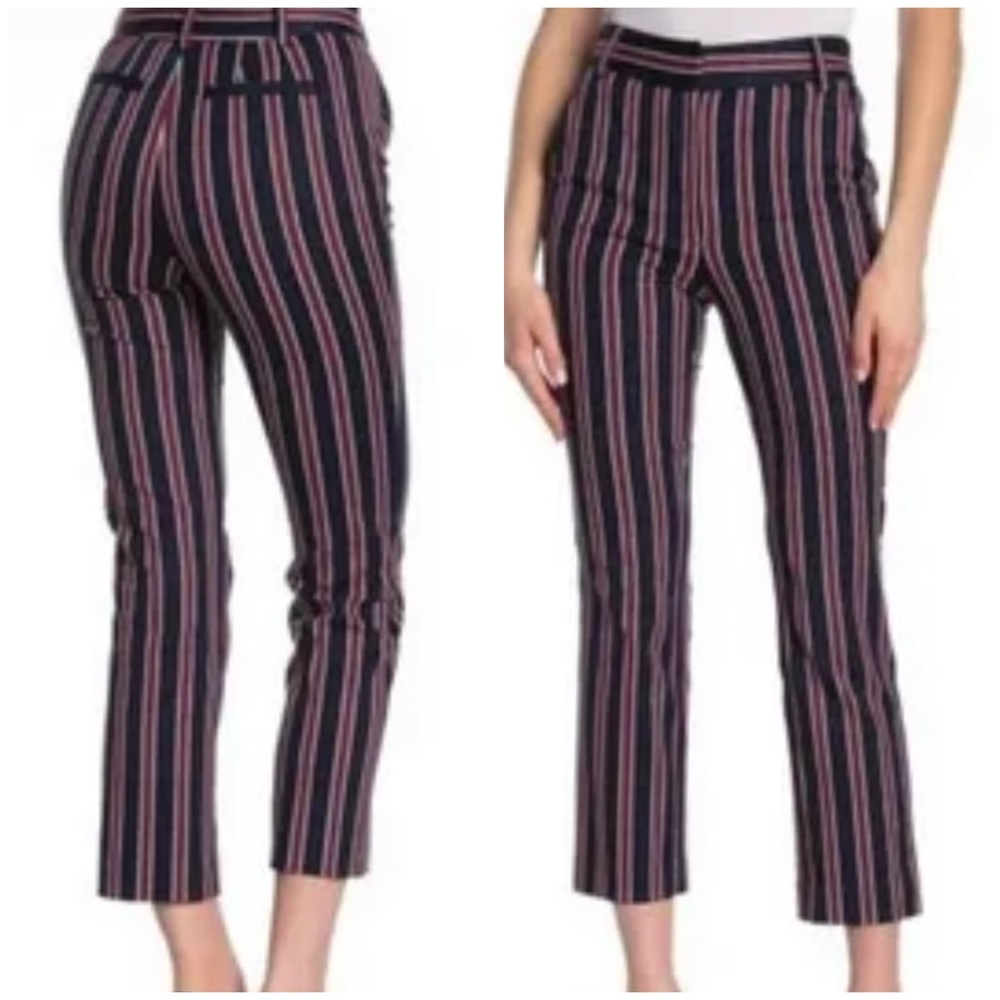 Frame, Nwt, Backstage, Multi-Stripe Trouser, 8 - image 1